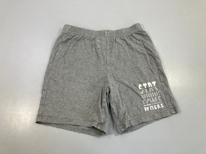 Bermuda jersey gris Start somewhere, moins cher chez Petit Kiwi