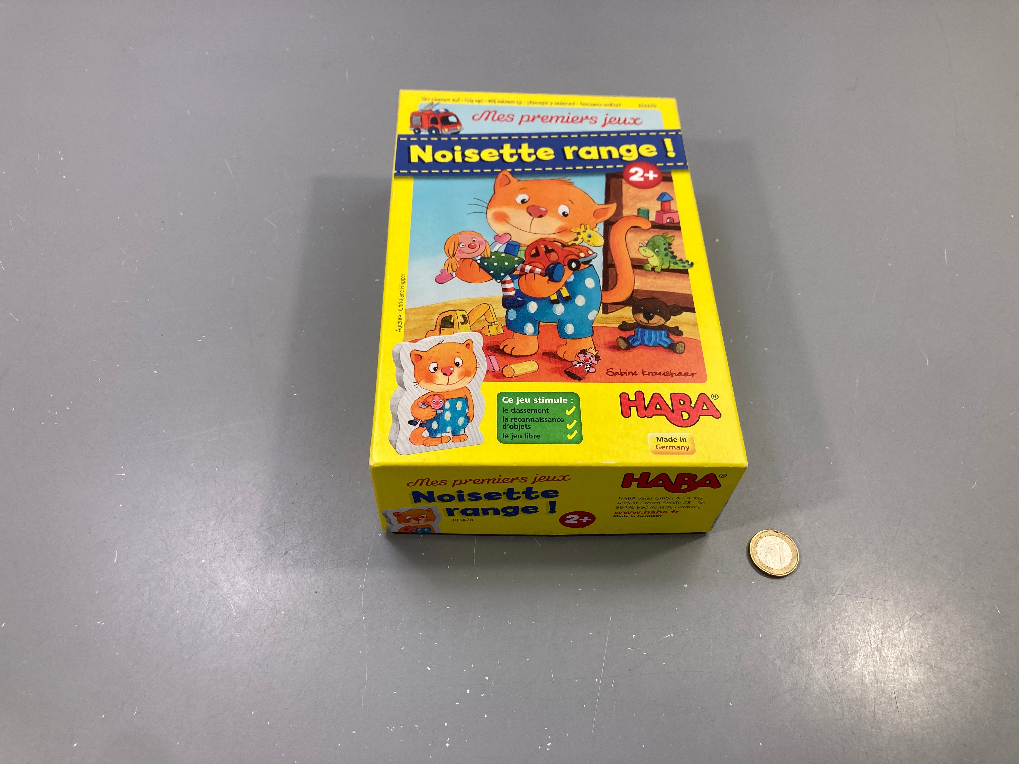 Jeu Noisette range !, Mes premiers jeux, dès 2 ans