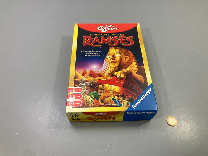 Jeu Ramsès le pharaon étourdi, Les jeux Coup de cœur, 2-4 joueurs, dès 6 ans, moins cher chez Petit Kiwi