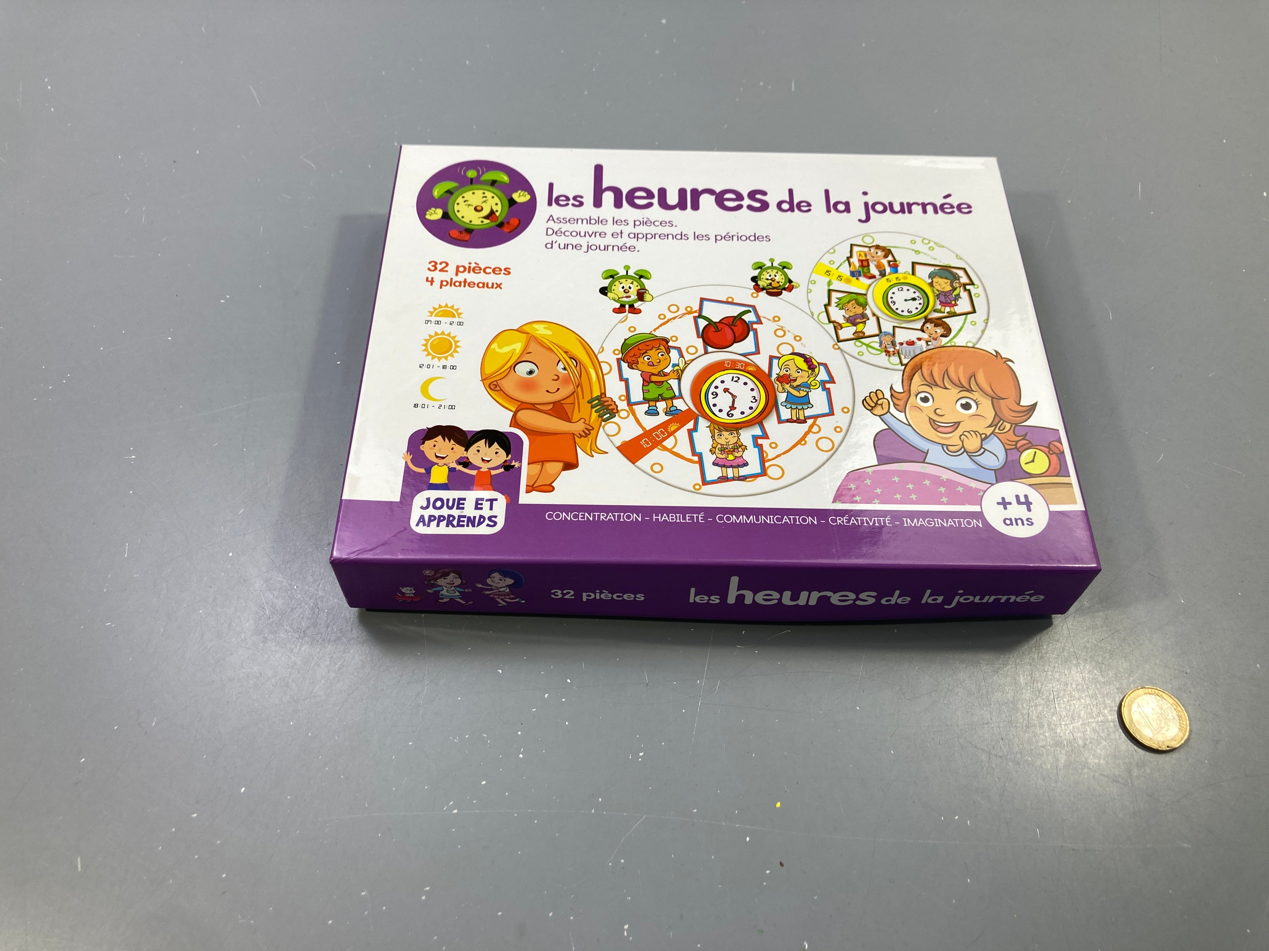 Les heures de la journée +4a Joue et apprends