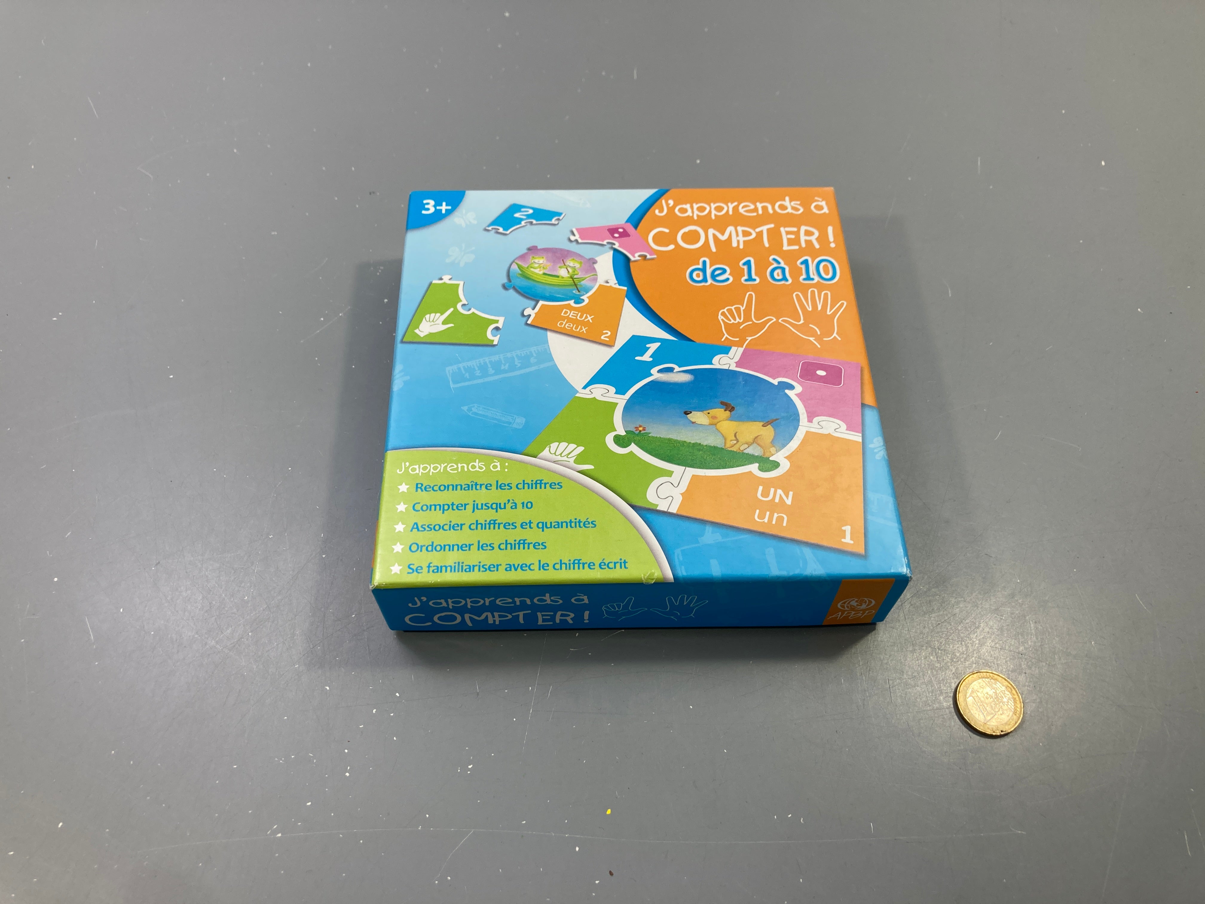 J'apprends à compter! 1 à 10 +3a