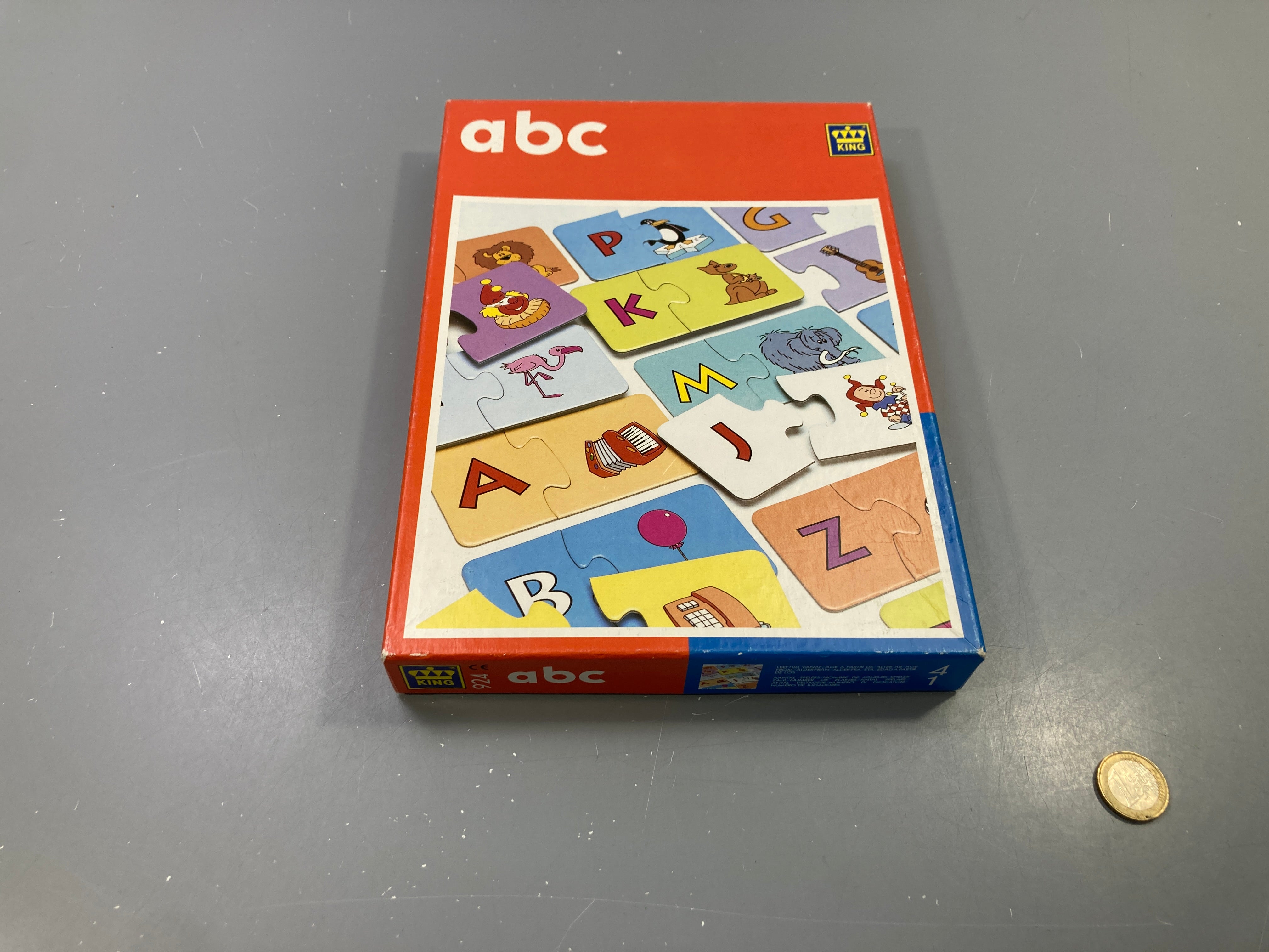 Puzzle ab.c lettres et images, dès 4 ans, King - complet