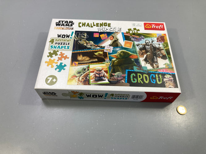 Challenge Puzzle 272 pcs Star Wars The Mandalorian, dès 7 ans - complet, moins cher chez Petit Kiwi