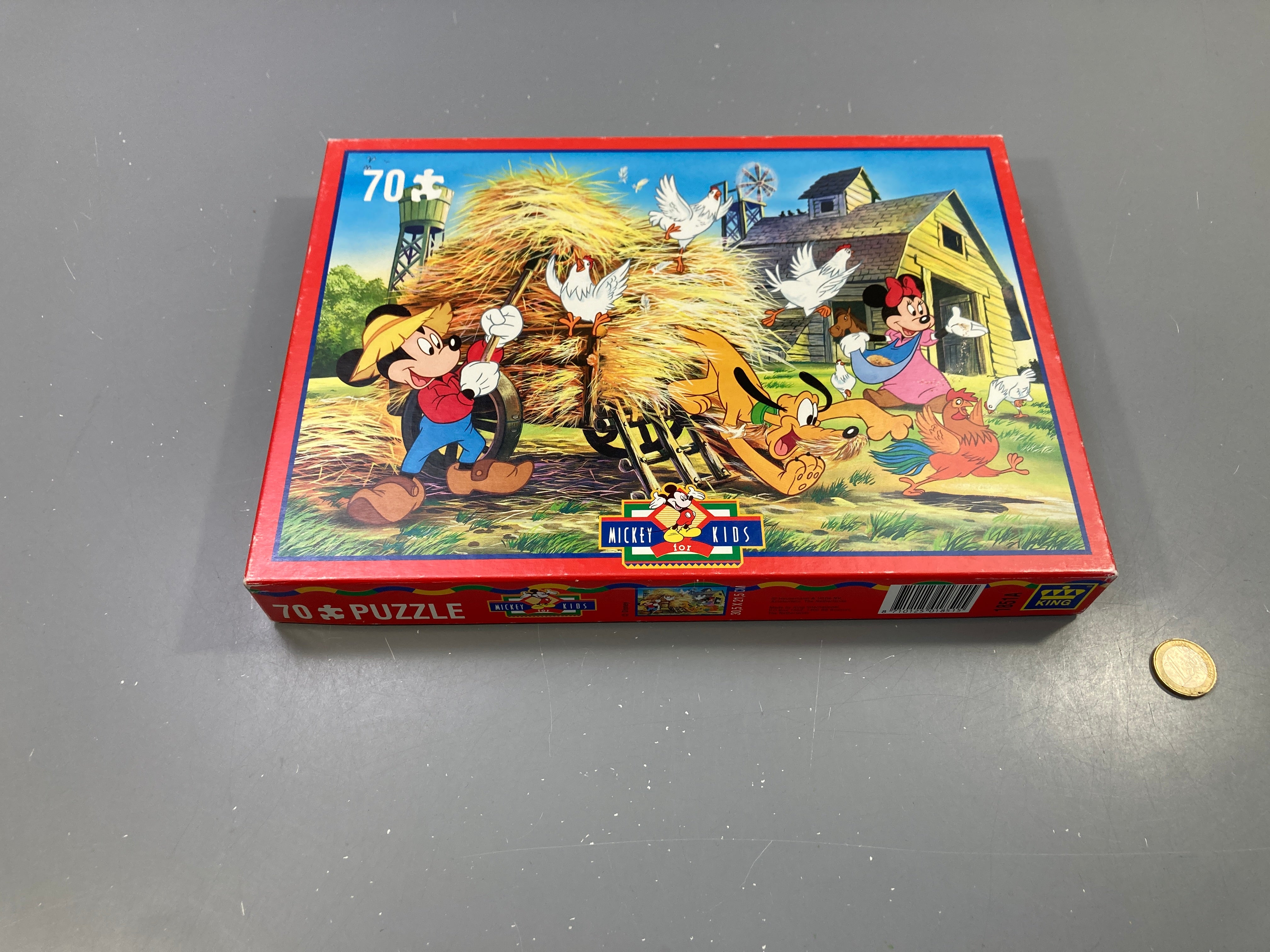 Puzzle 70 pcs Mickey for Kids à la ferme, King - complet