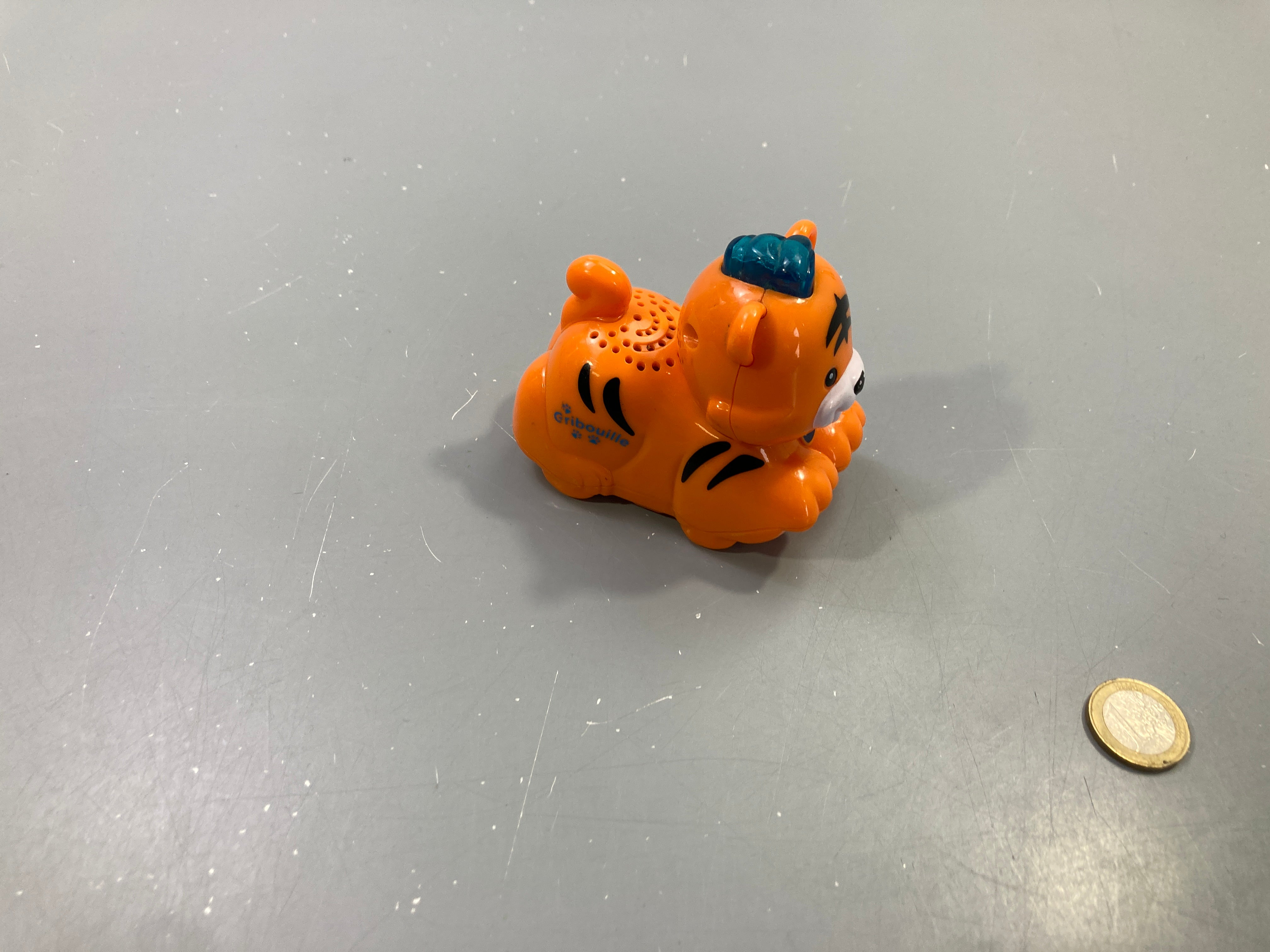 Tut tut animo Tigre sonore Gribouille orange - fonctionne