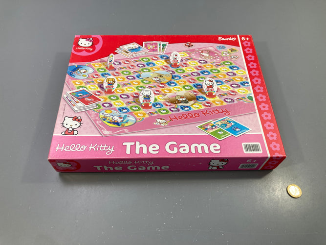 Jeu de société Hello Kitty The Game, Sanrio, plateau, pions et cartes, dès 6 ans - complet, moins cher chez Petit Kiwi