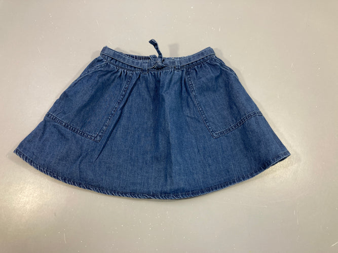 Jupe denim ceinture Plop, moins cher chez Petit Kiwi
