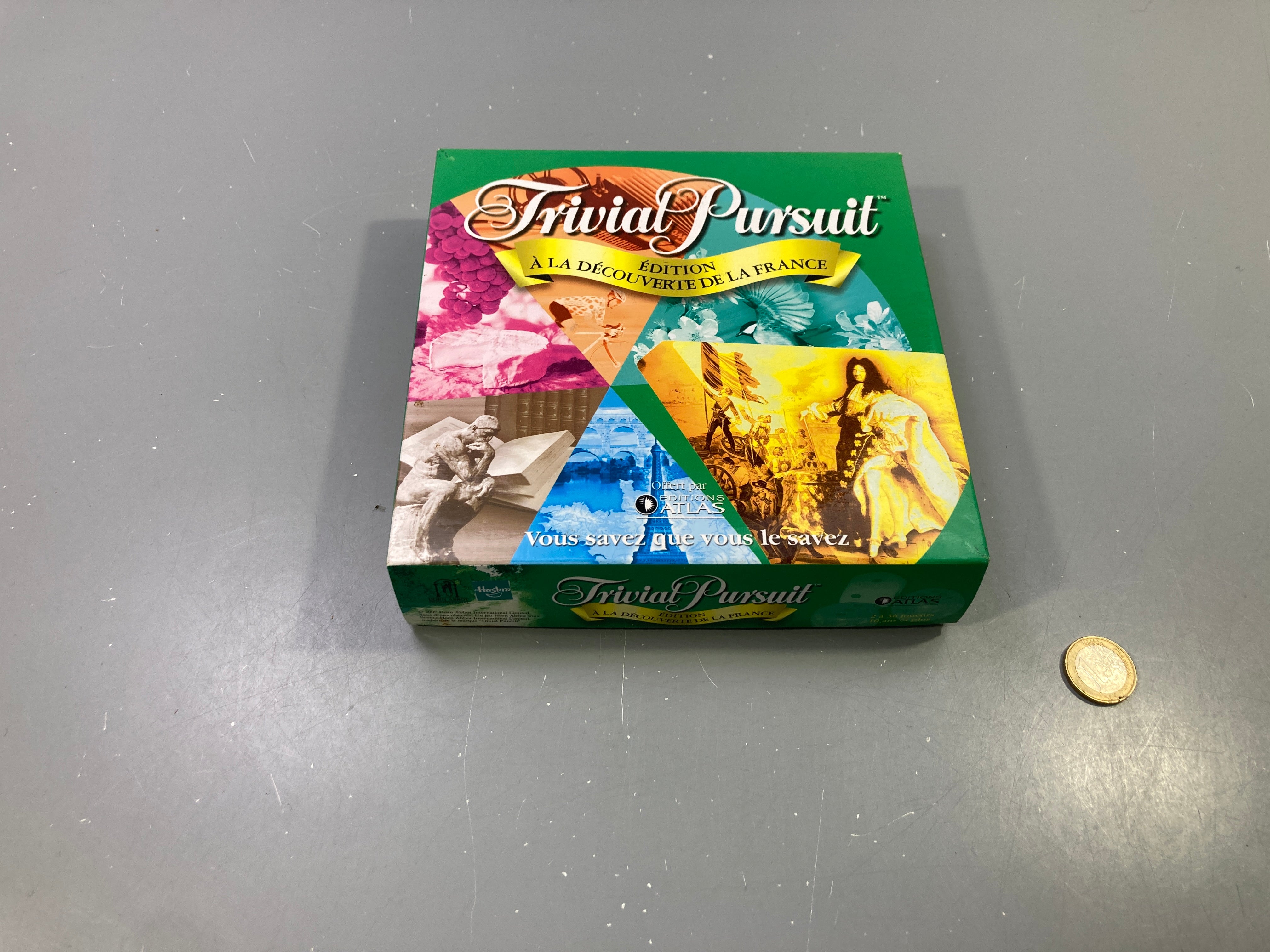 Trivial Pursuit édition À la découverte de la France, Éditions Atlas, Hasbro