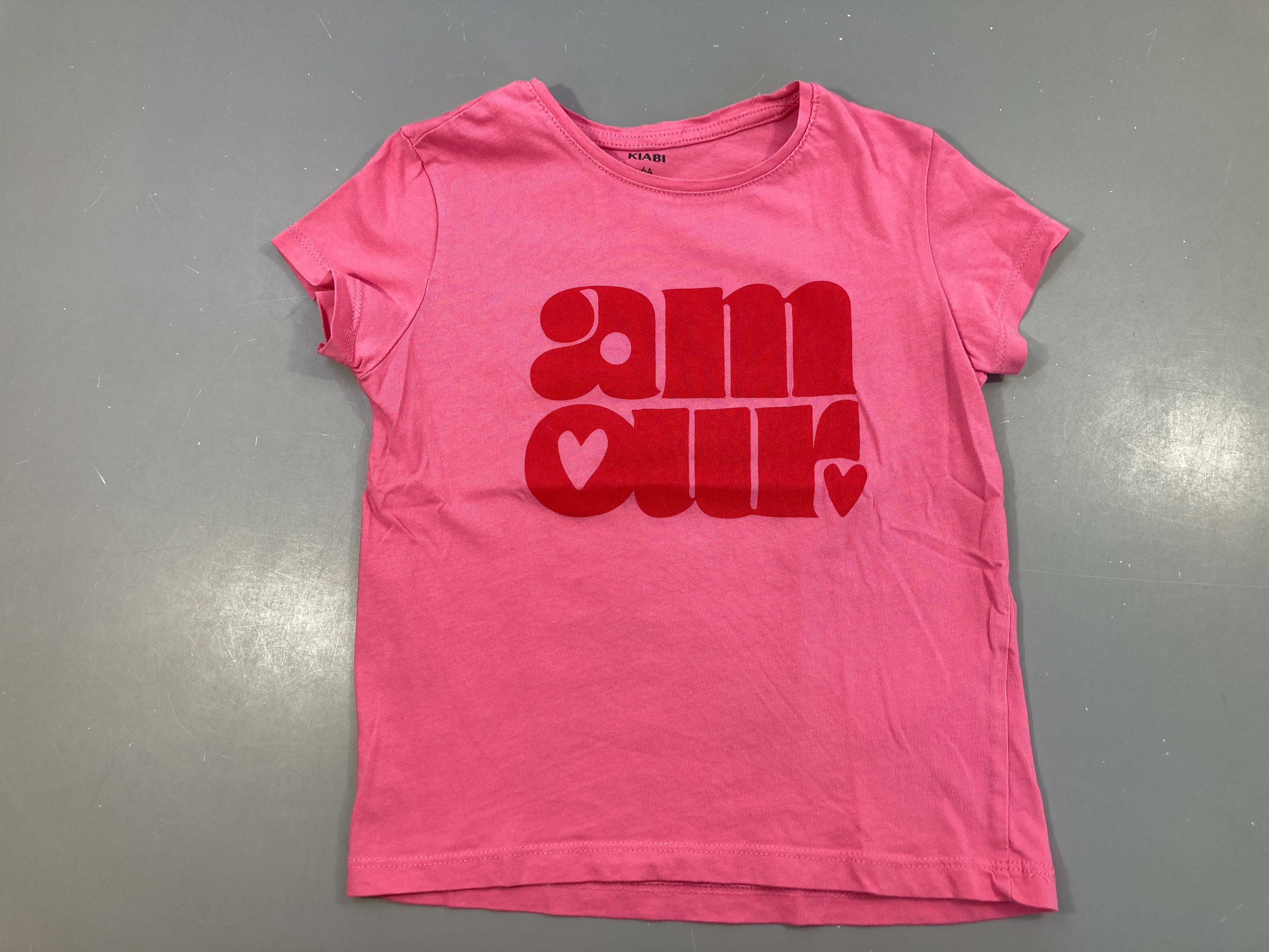 T-shirt m.c rose amour