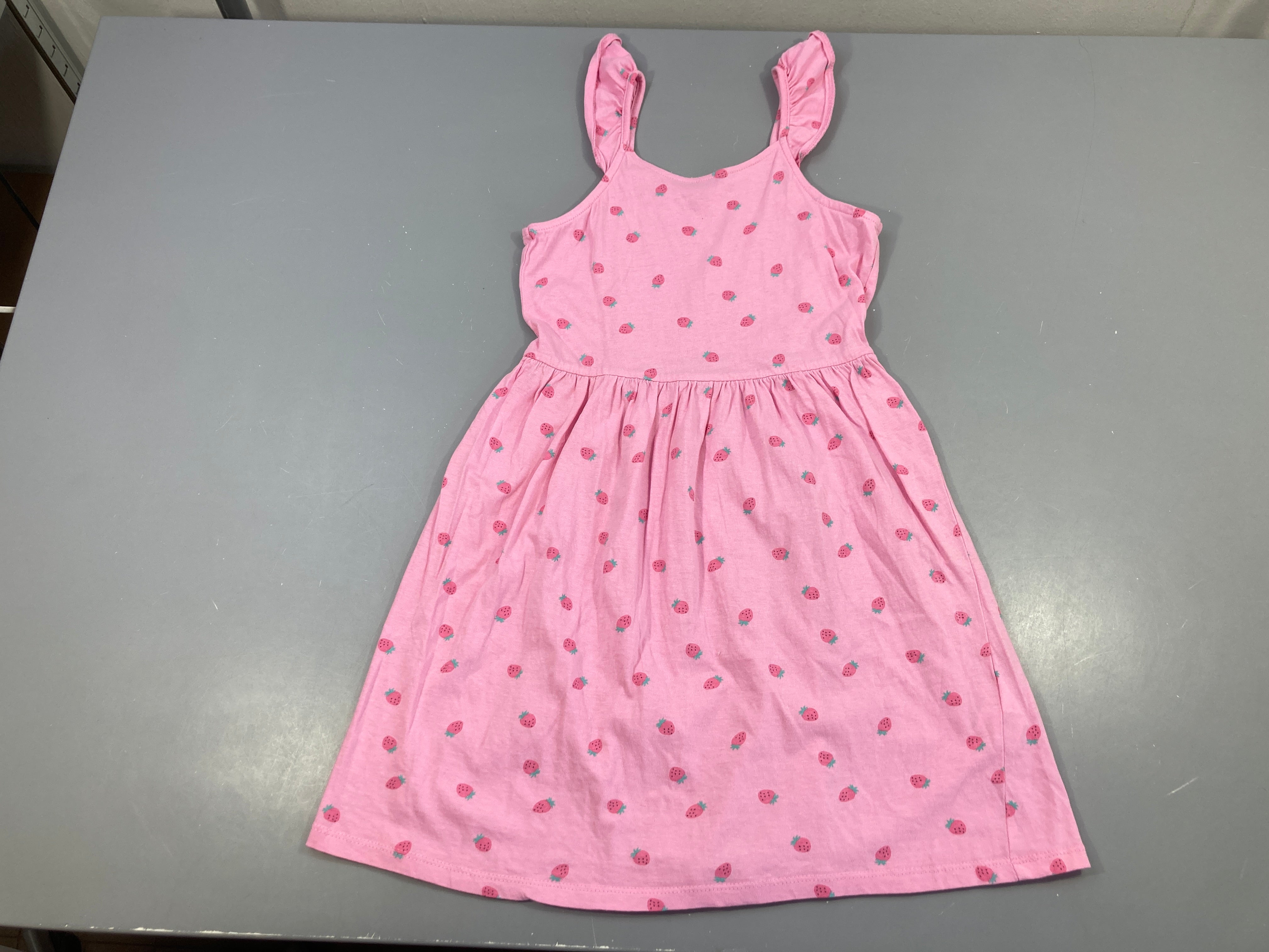 Robe m.c jersey rose fraises