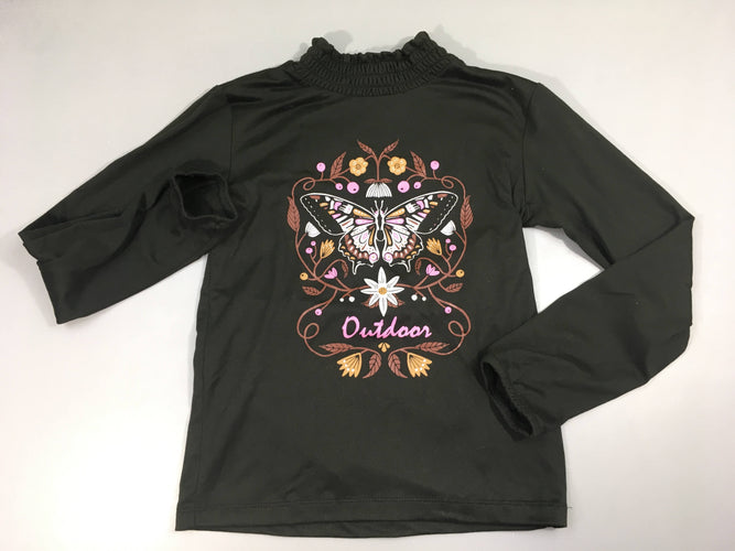 T-shirt m.l com montant noir papillon, moins cher chez Petit Kiwi