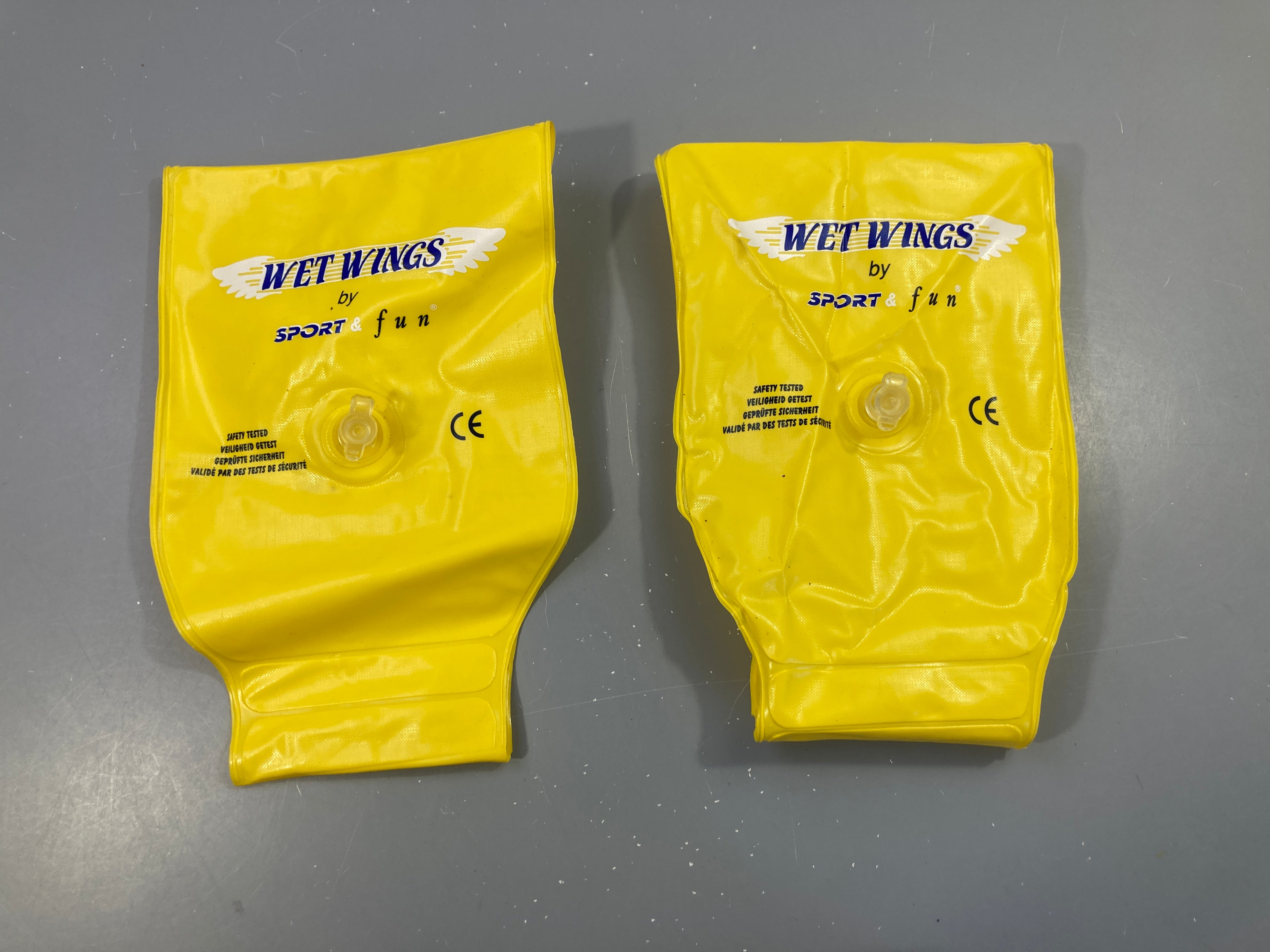 Brassards jaune wet wings