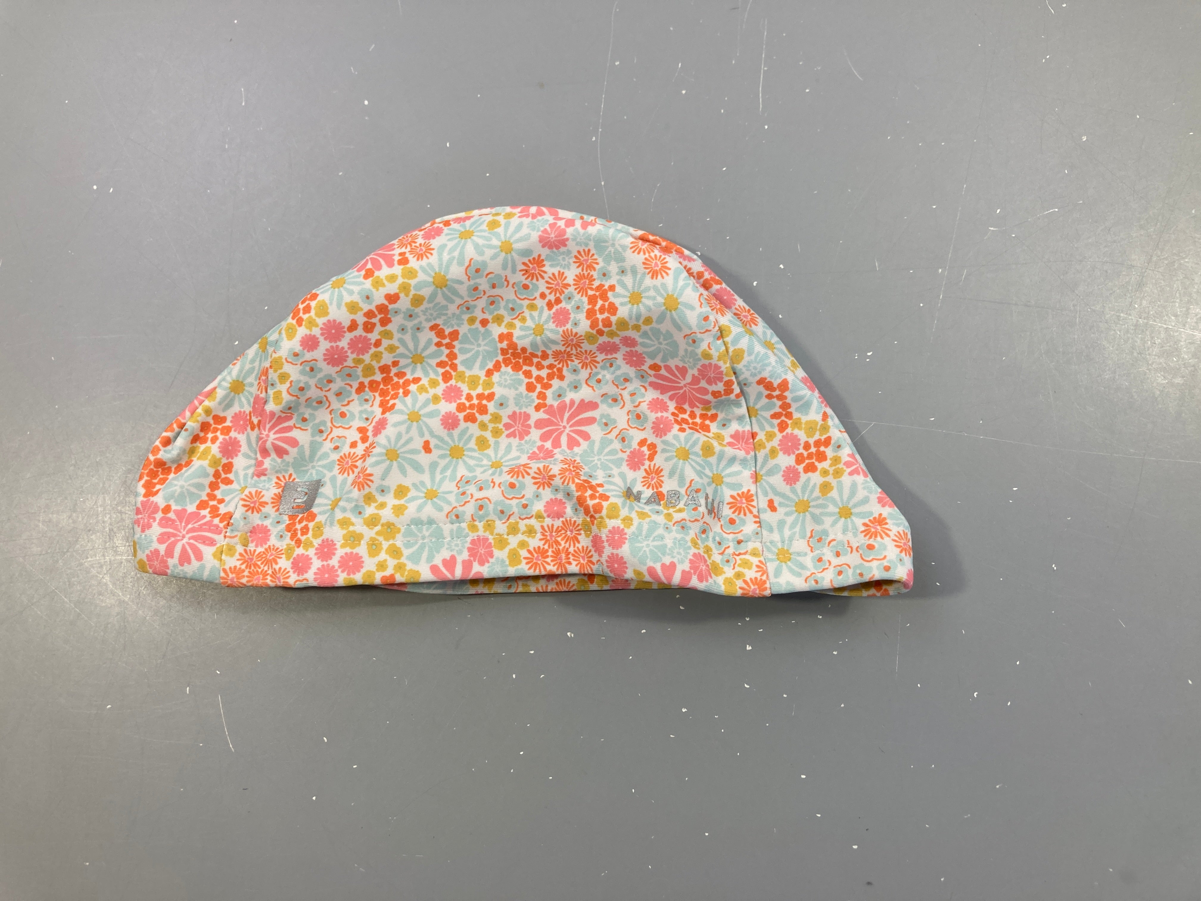 Bonnet de natation fleuri