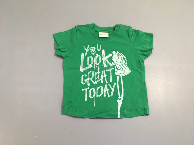 T-shirt m.c vert Look, moins cher chez Petit Kiwi