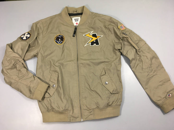 Veste Bomber kaki clair A, moins cher chez Petit Kiwi
