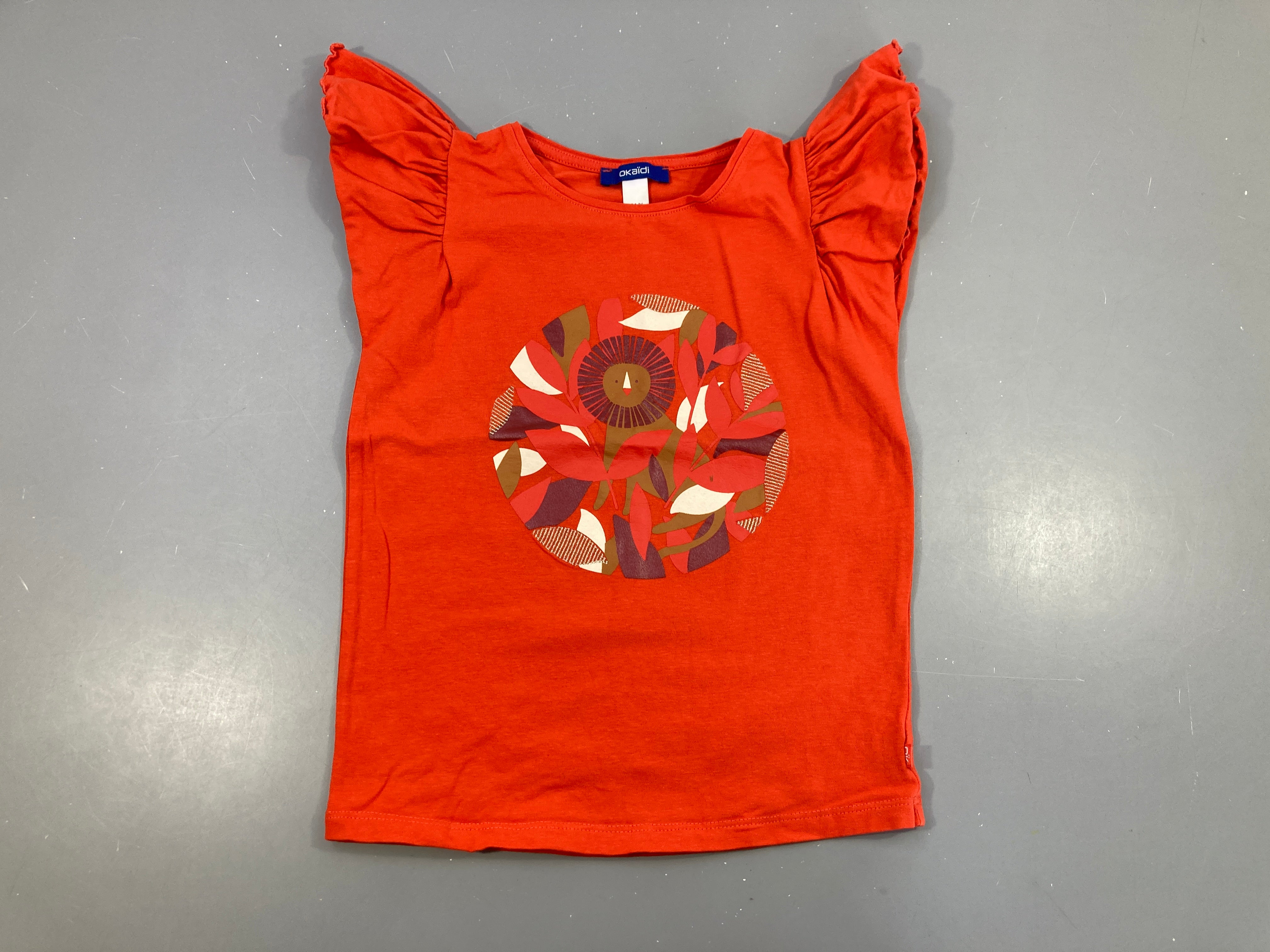 T-shirt m.c orange lion