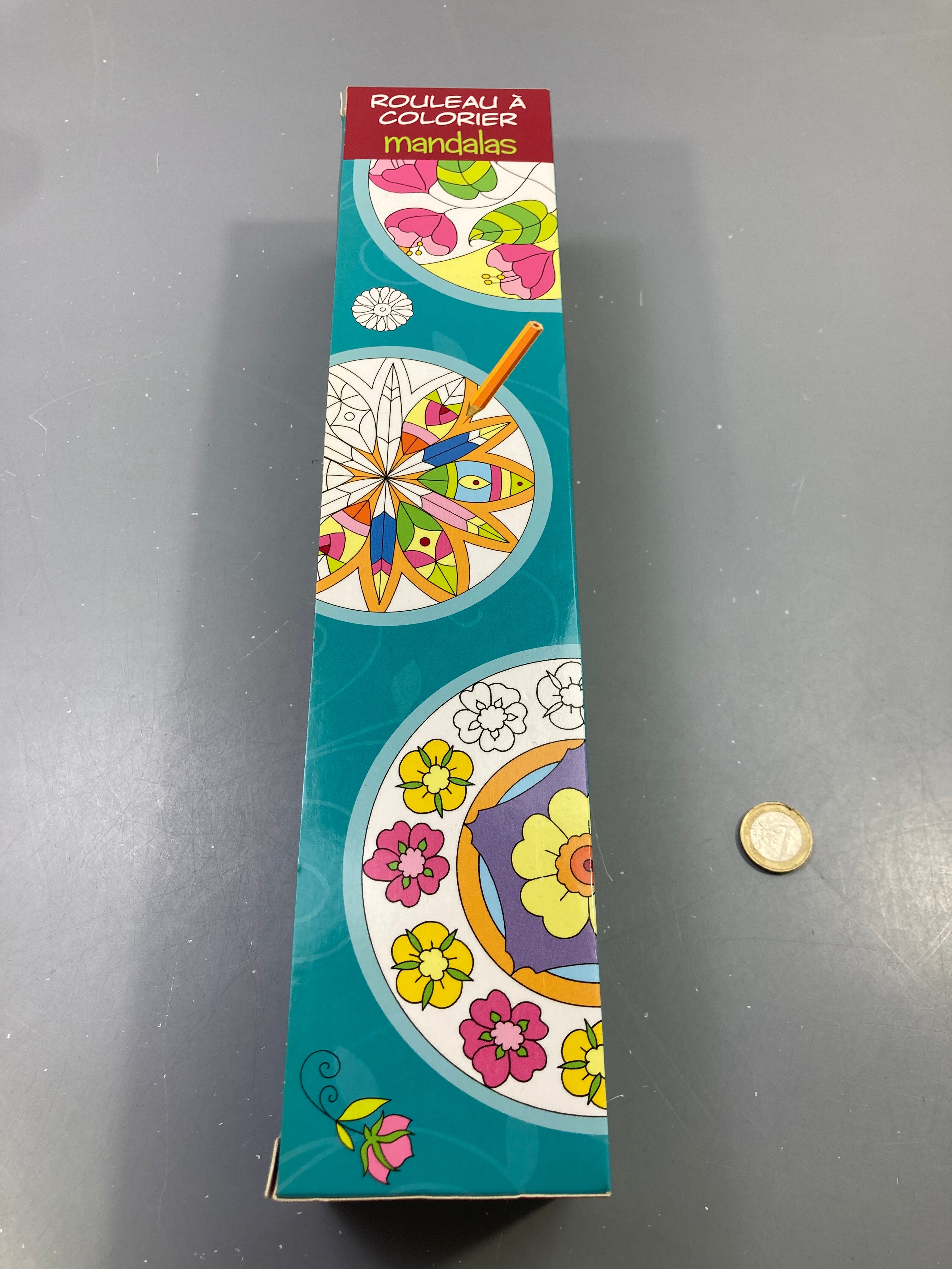 Rouleau à colorier mandalas