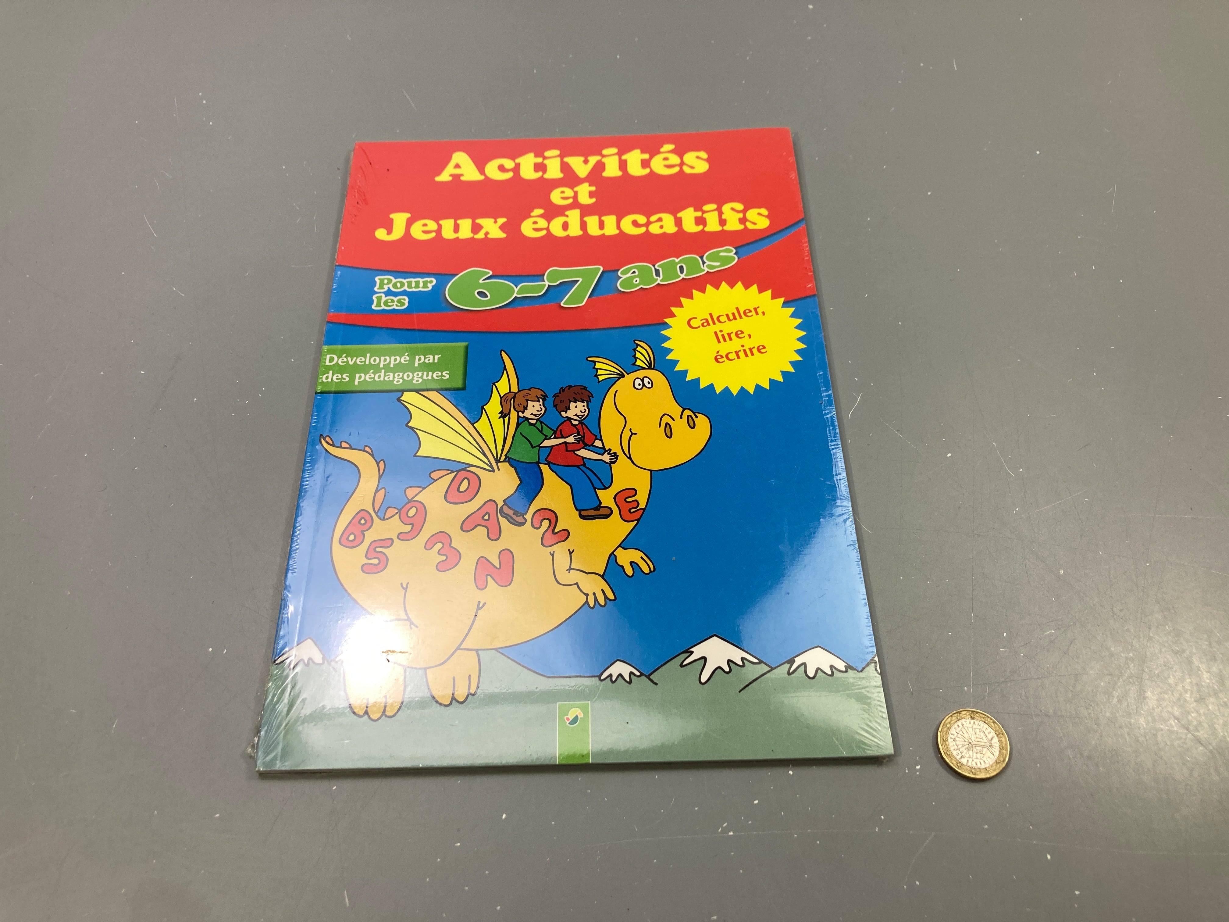 Activités et jeux éducatifs 6-7 ans, calculer lire écrire, neuf sous blister
