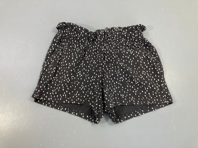 Short jersey gris foncé traits blancs, moins cher chez Petit Kiwi