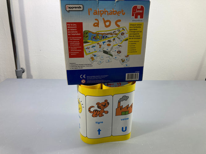 J'apprends l'alphabet ABC, 26 puzzles lettres et mots, moins cher chez Petit Kiwi