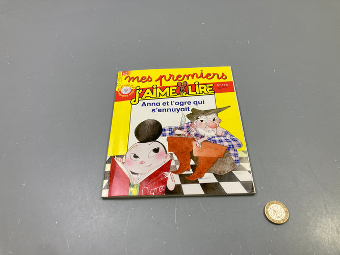 Mes premiers J'aime lire n°170, Anna et l'ogre qui s'ennuyait, Bayard, moins cher chez Petit Kiwi