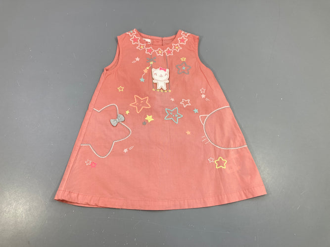 Robe s.m rose chat balançoire, moins cher chez Petit Kiwi