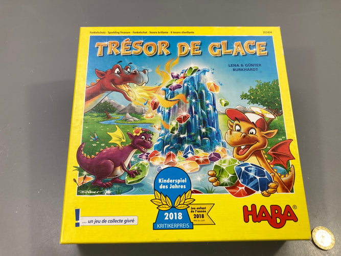 Jeu Trésor de glace, jeu de collecte, manque 1 diamant, moins cher chez Petit Kiwi