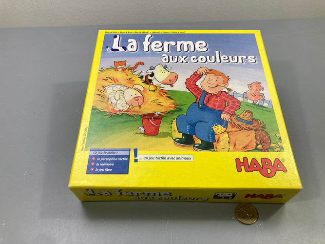 Jeu La ferme aux couleurs, jeu tactile animaux, moins cher chez Petit Kiwi