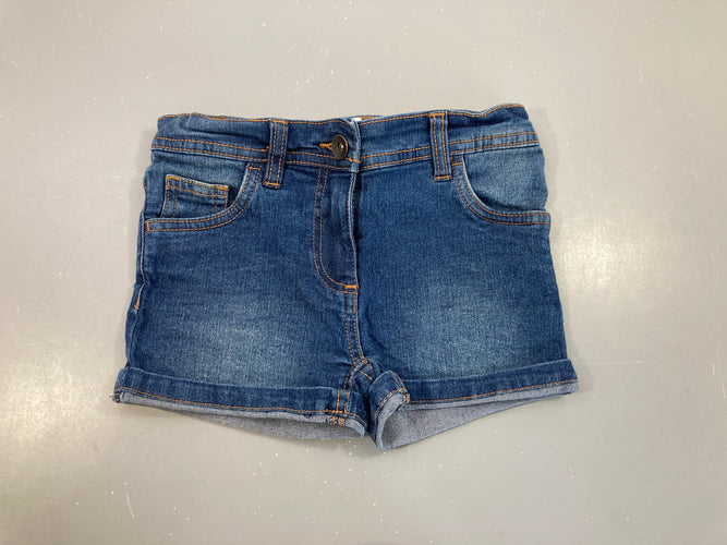 Short en jean à revers, moins cher chez Petit Kiwi