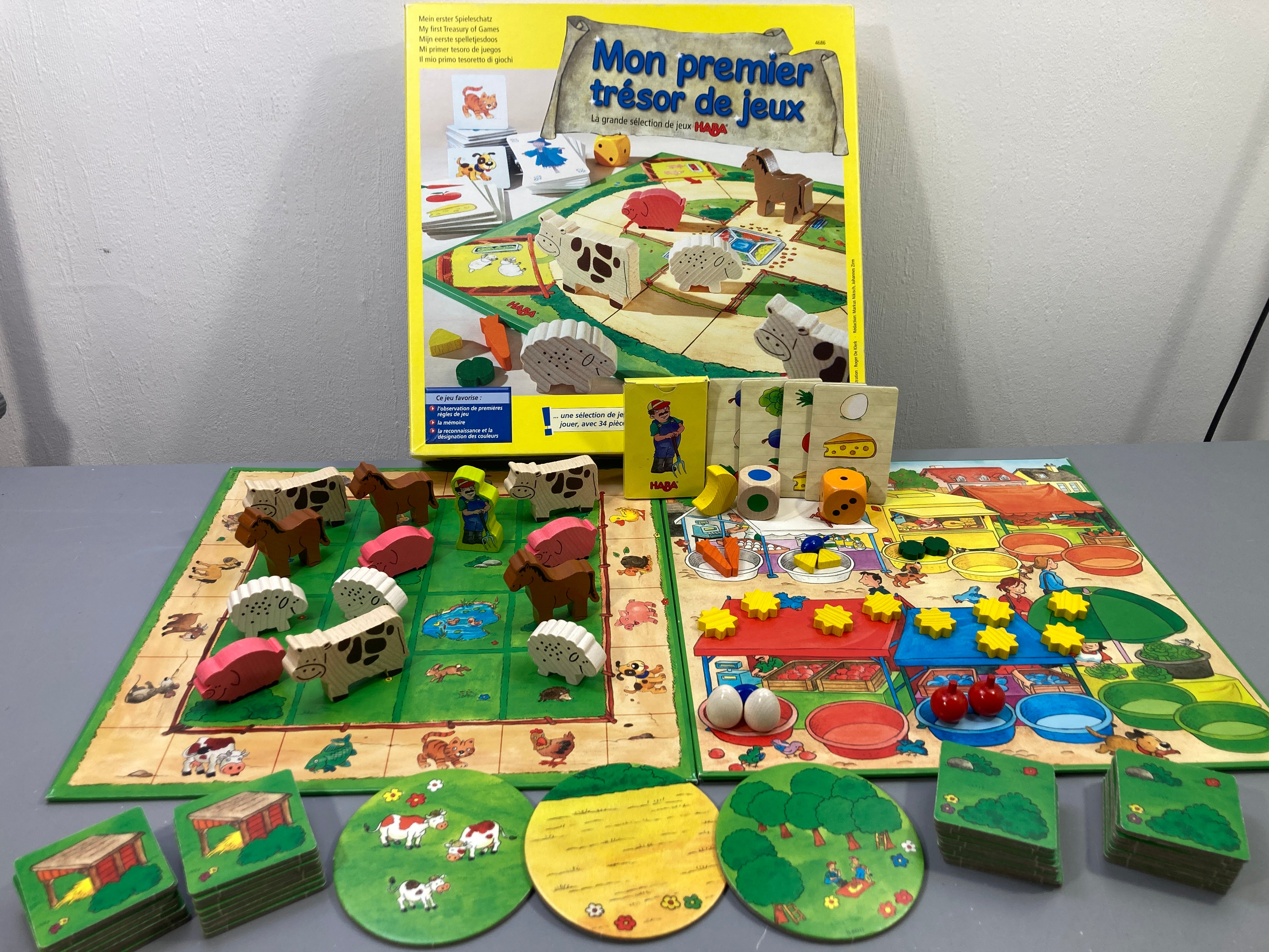 Mon premier trésor de jeux, sélection de jeux bois et plateaux
