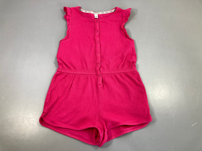 Combishort rose côtelé, moins cher chez Petit Kiwi
