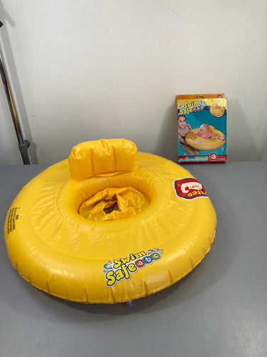 Bouée siège safe swim jaune, moins cher chez Petit Kiwi