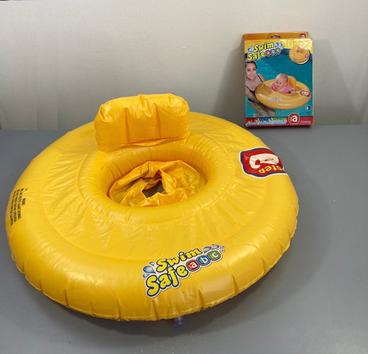 Bouée siège safe swim jaune, moins cher chez Petit Kiwi