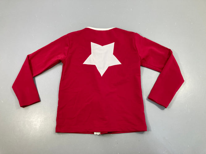 T-shirt m.l anti-uv rouge zippé, moins cher chez Petit Kiwi