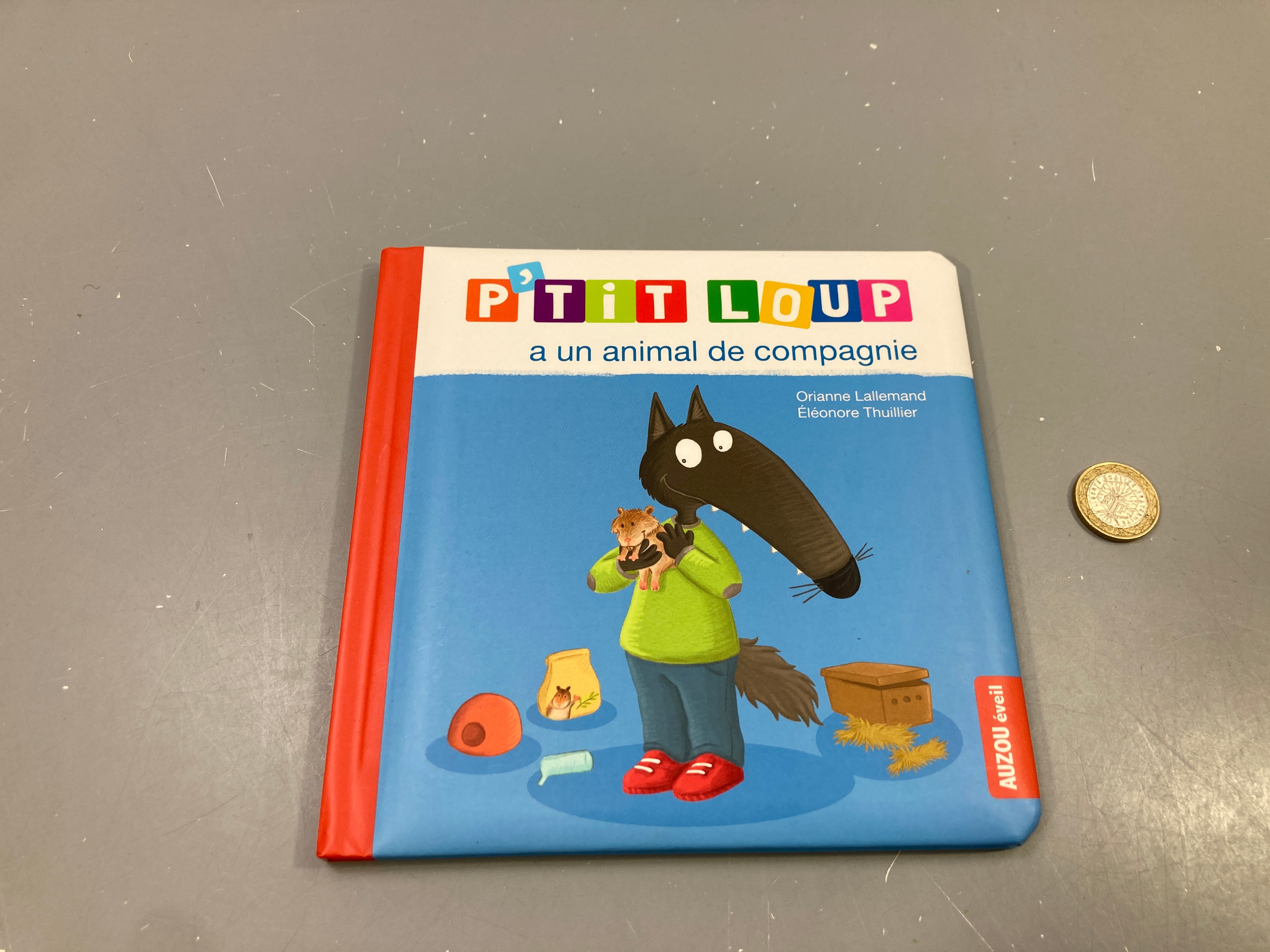 P'tit Loup a un animal de compagnie, Orianne Lallemand, Auzou éveil