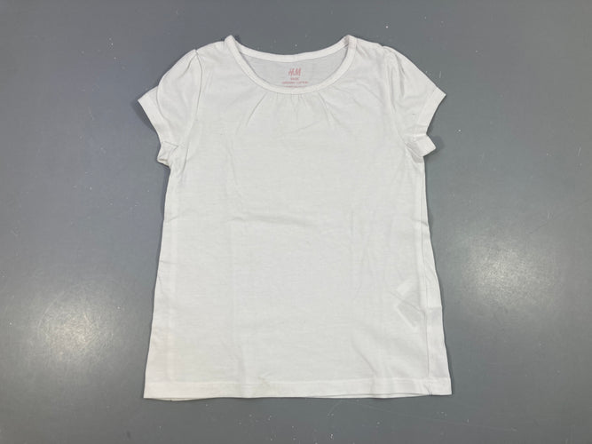 T-shirt m.c blanc, moins cher chez Petit Kiwi