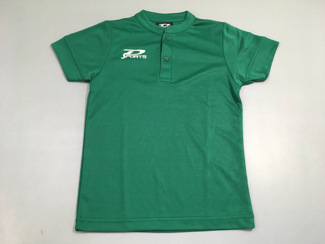 T-shirt m.c de sport vert sports boutons, moins cher chez Petit Kiwi