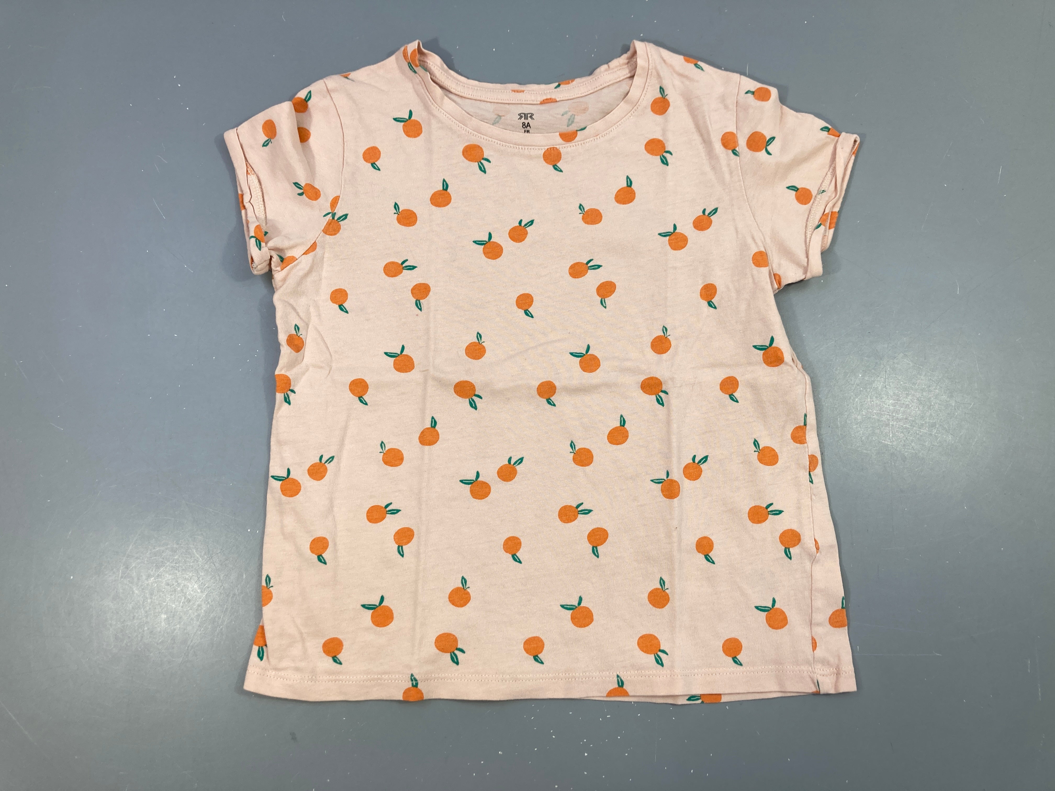 T-shirt m.c rose oranges