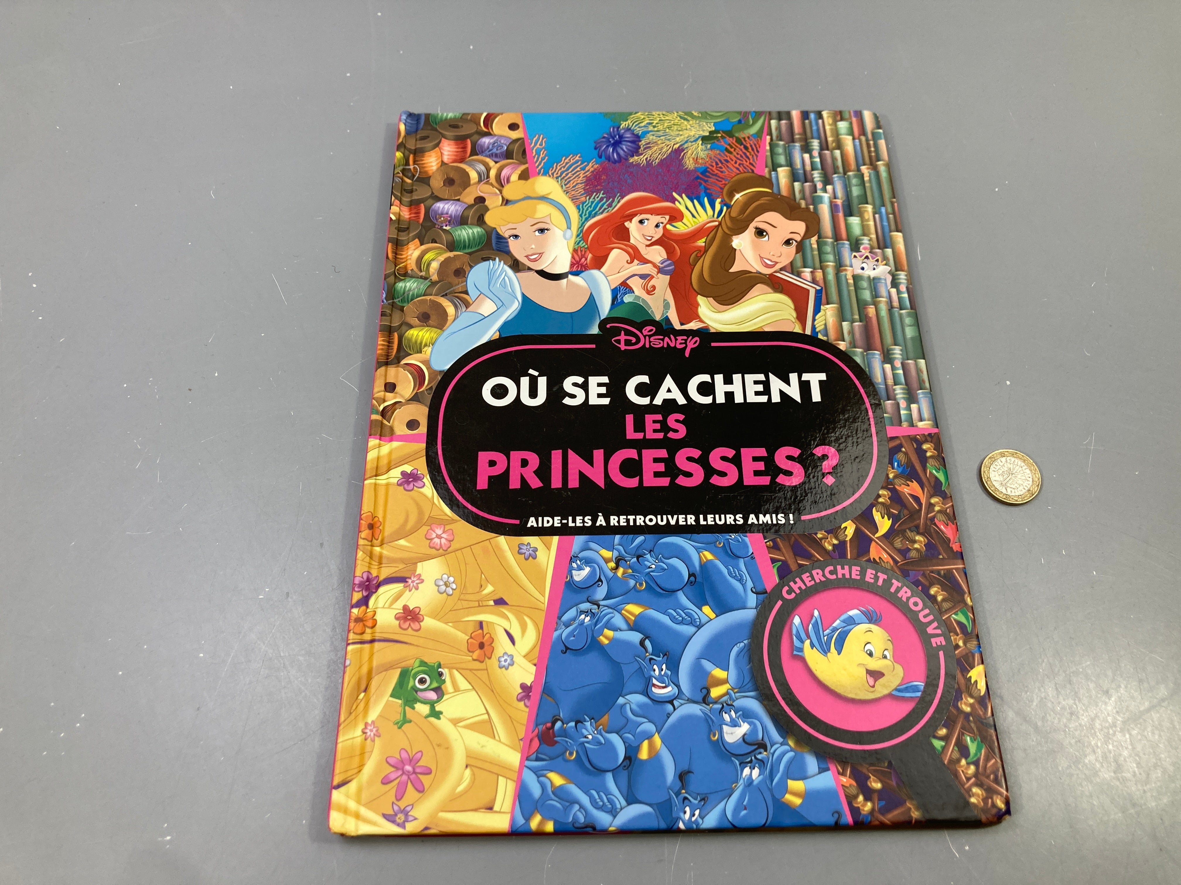 Où se cachent les princesses ?, cherche et trouve, Disney