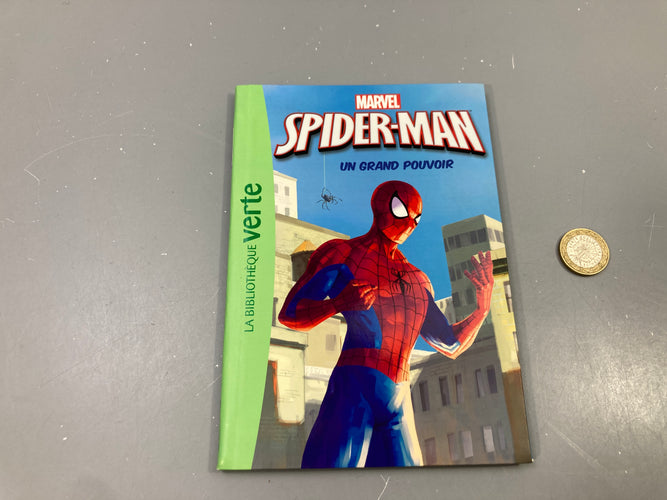 Spider-Man Un grand pouvoir, Mà reversel, Bibliothèque Verte, moins cher chez Petit Kiwi