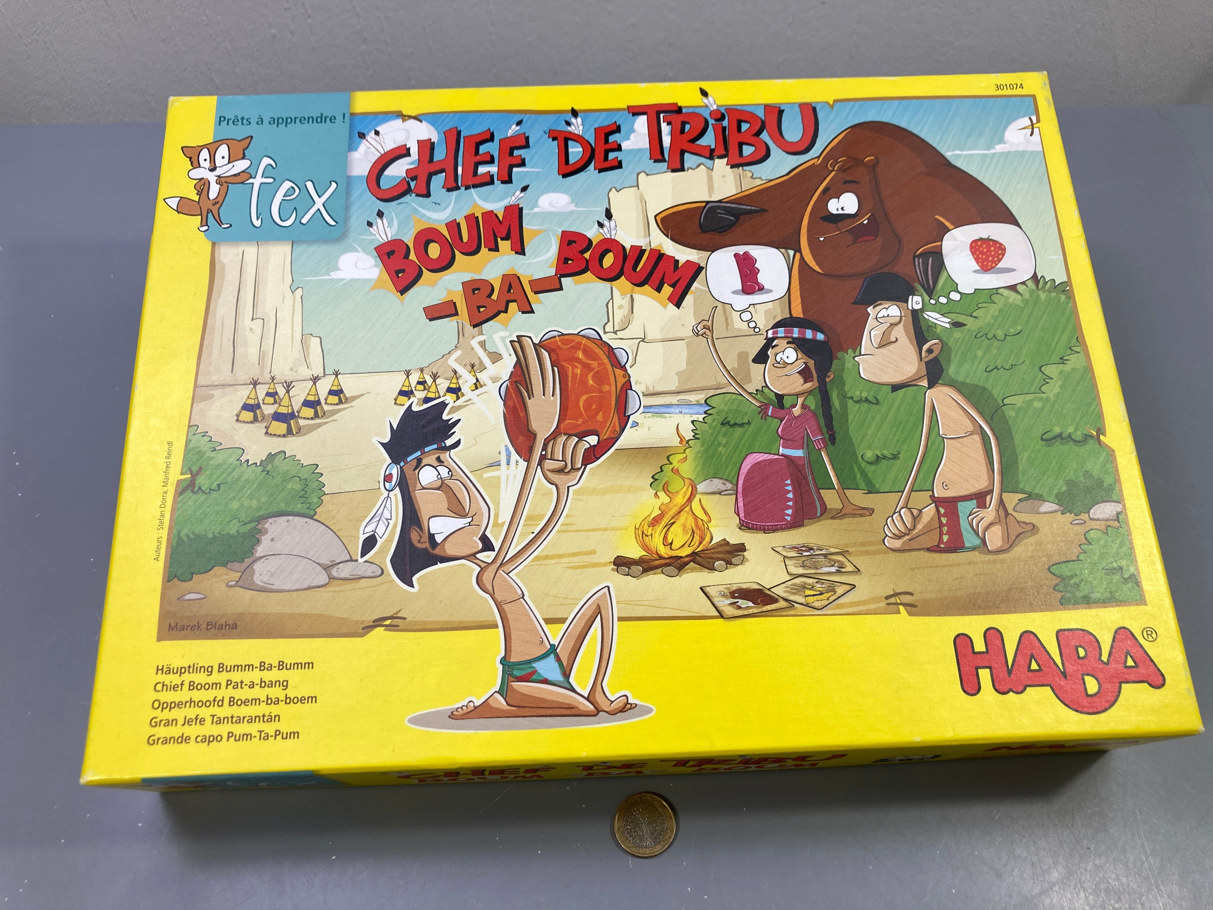 Jeu Chef de tribu Boum-ba-boum, collection Fex Prêts à apprendre