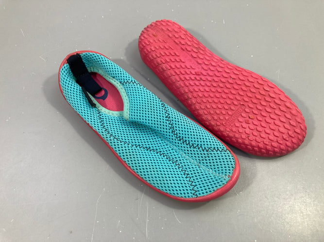 Chaussures d'eau turquoise-rose, moins cher chez Petit Kiwi