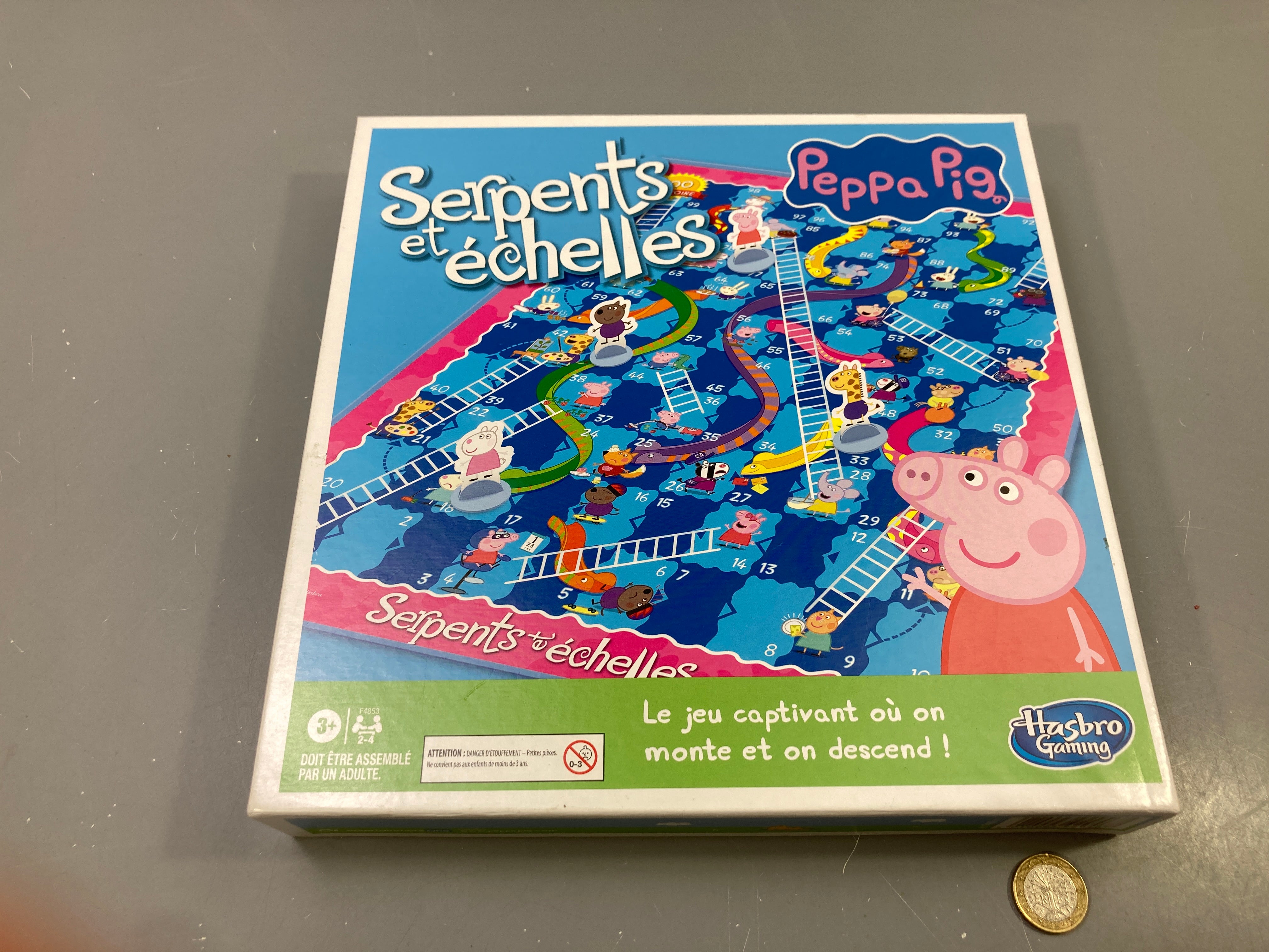 Jeu Serpents et échelles Peppa Pig, Hasbro Gaming