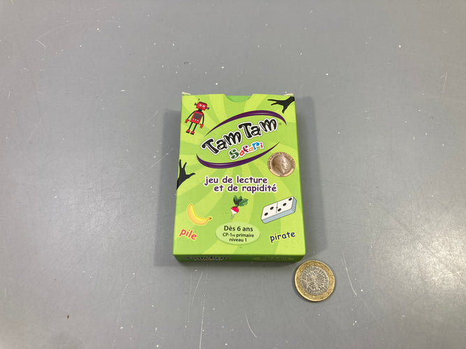 Jeu Tam Tam Safari, lecture et rapidité, niveau 1, moins cher chez Petit Kiwi
