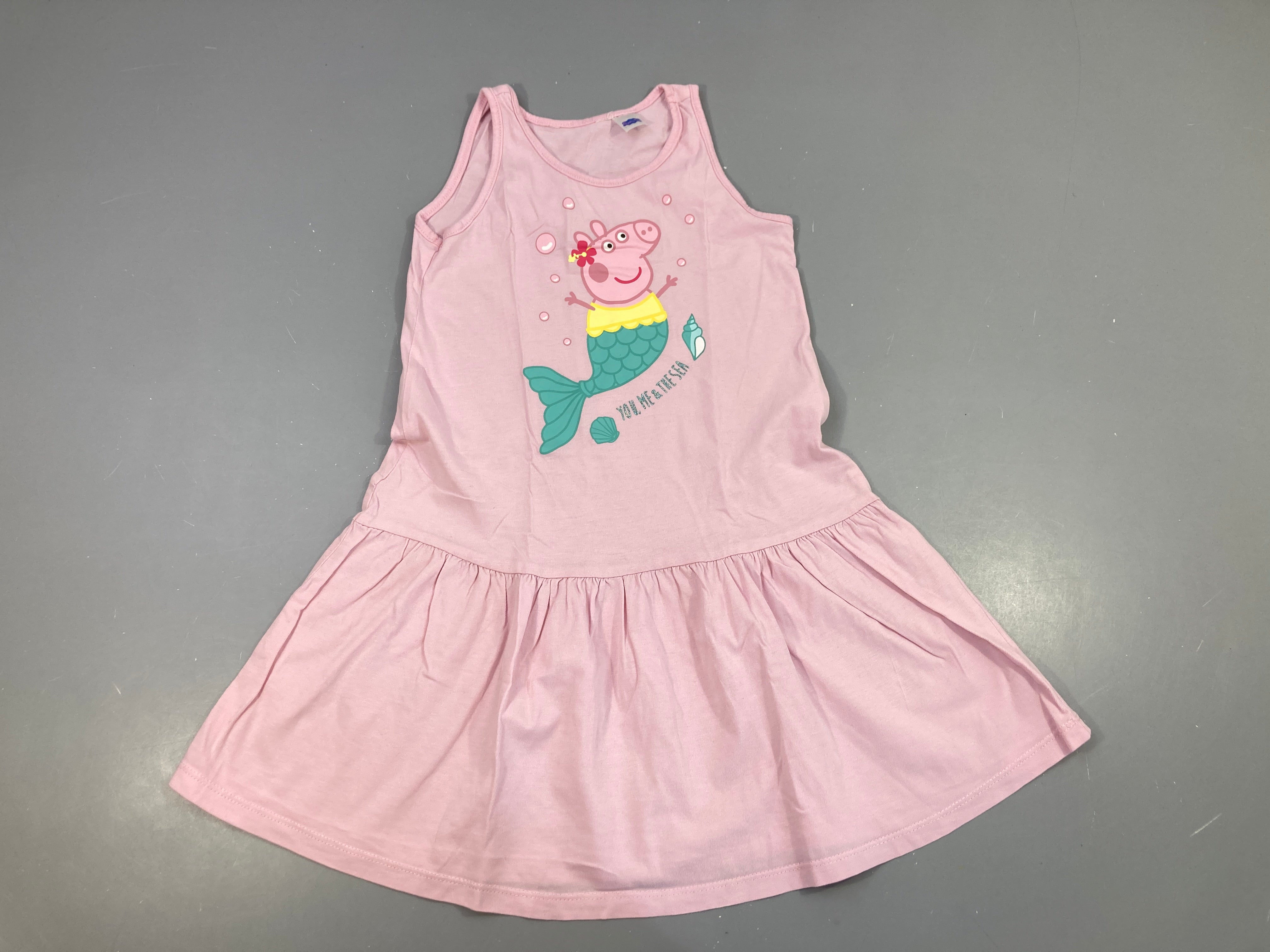 Robe s.m jersey rose Peppa Pig