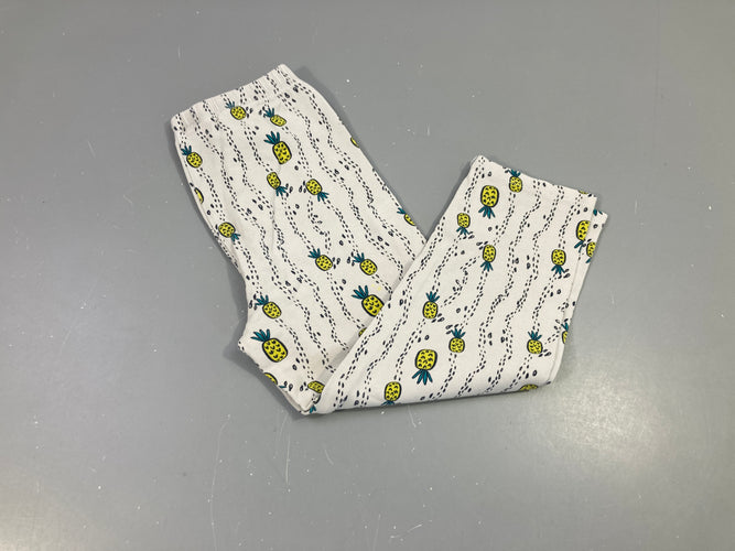 Legging gris clair ananas, moins cher chez Petit Kiwi