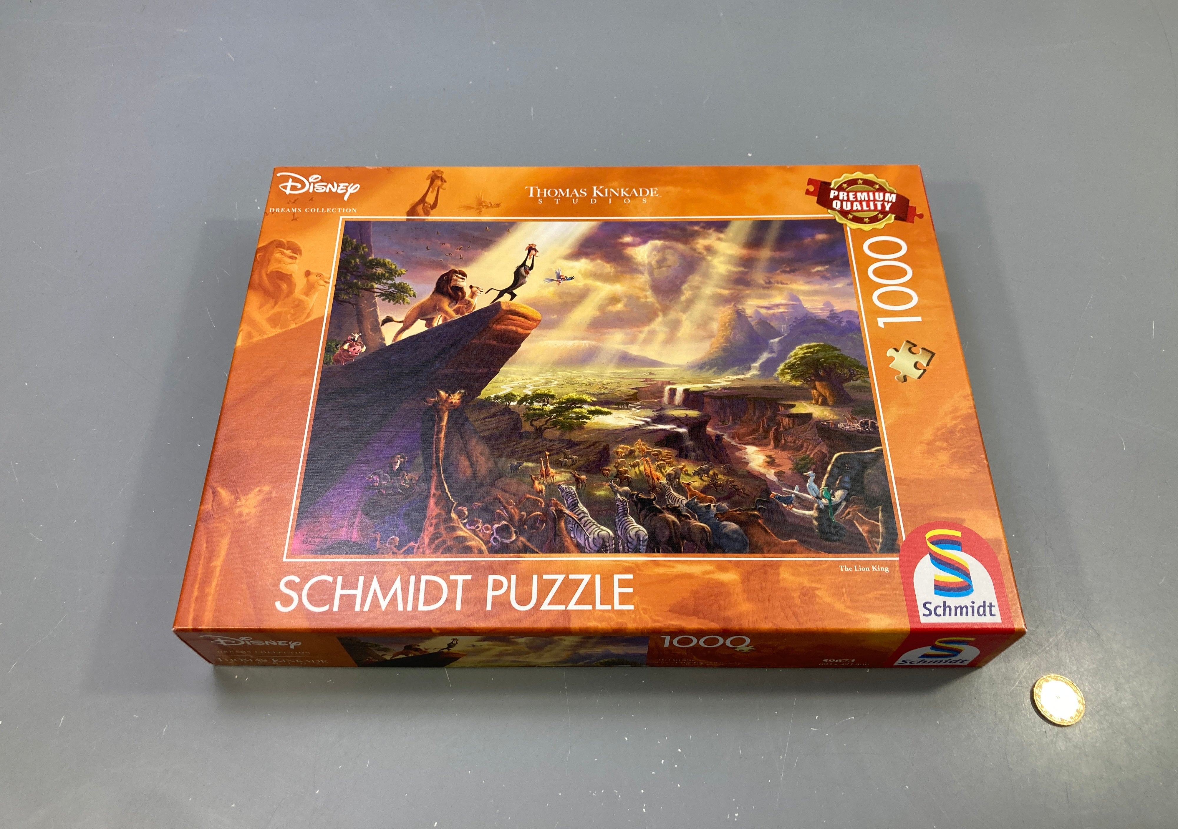 Puzzle 1000 pcs Disney Le Roi Lion, Thomas Kinkade, Dreams Collection, Schmidt