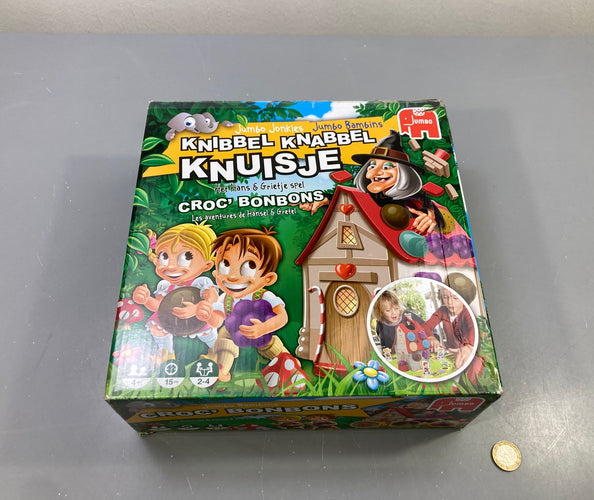 Jeu Croc' Bonbons (Knibbel Knabbel Knuisje), Hansel & Gretel, 4+, 2-4 joueurs, moins cher chez Petit Kiwi