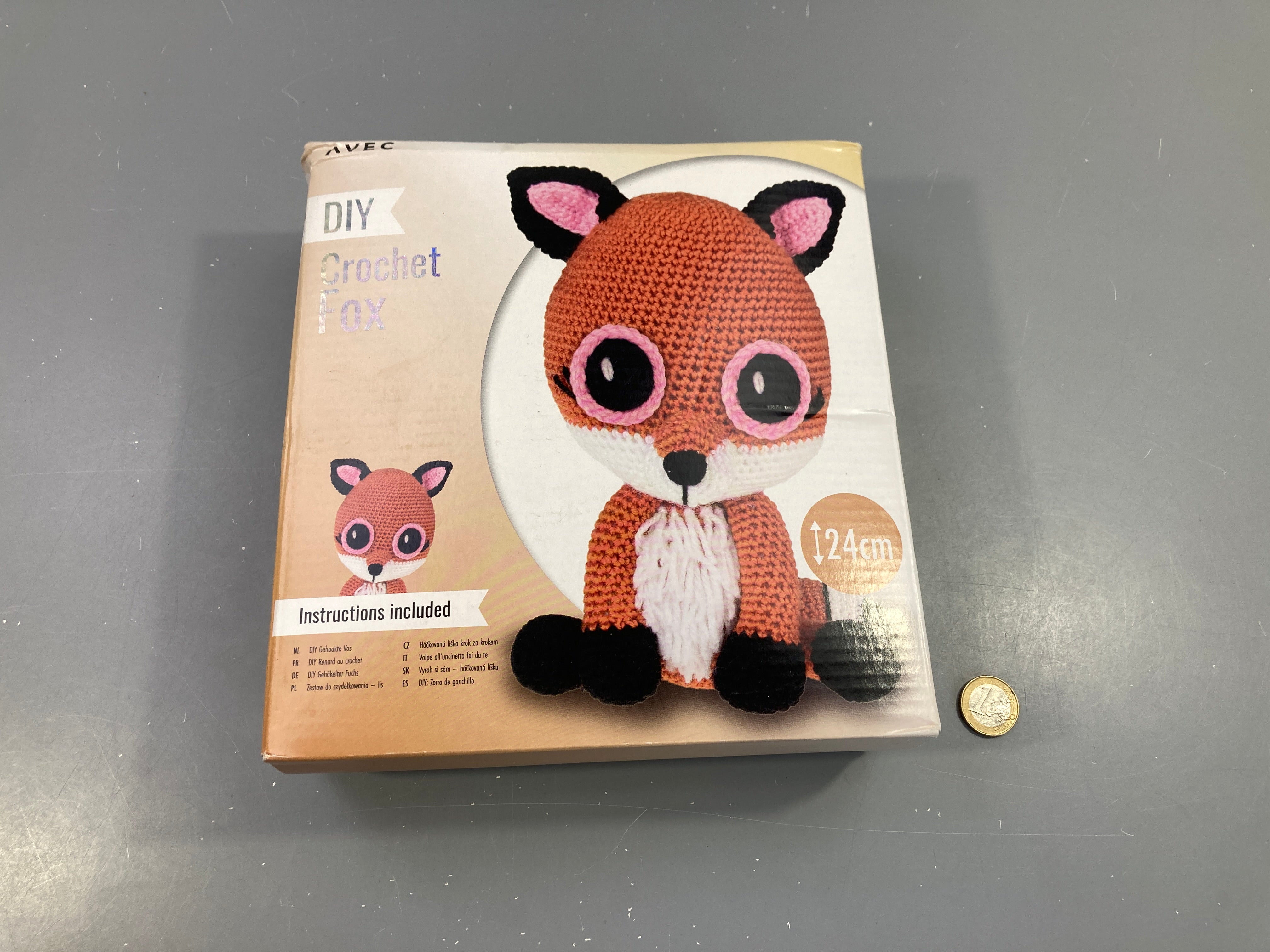 Kit crochet renard, Action