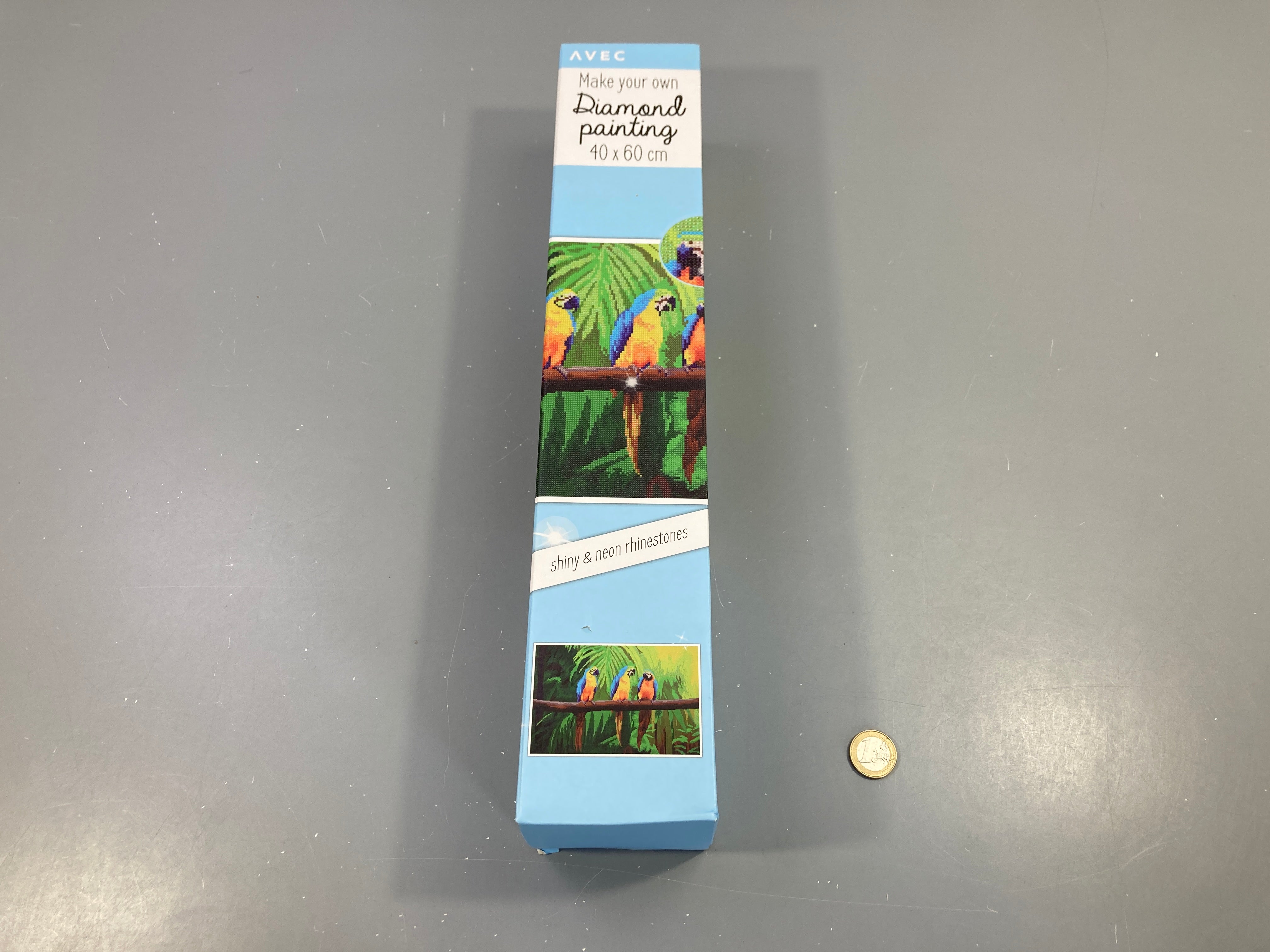 NEUF Diamond Painting perroquets , Action